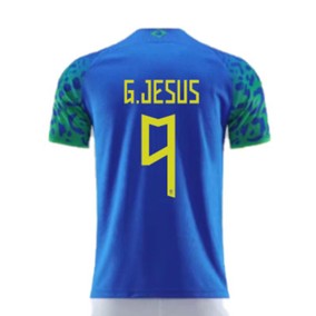 Seconda Maglia Brasile Mondiali 2022 Gabriel Jesus 9
